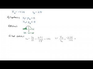 6 3 B Hypothesis Test for Matched Pairs