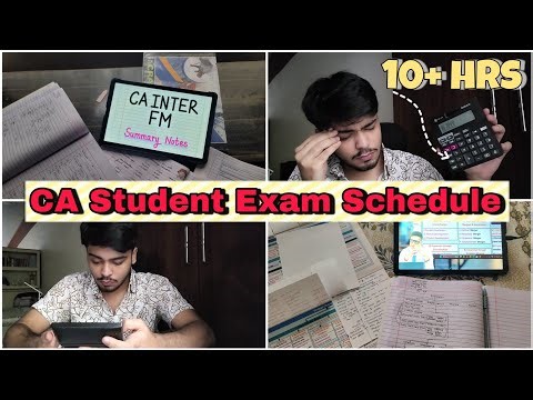 Ultimate Exam Preparation Vlog 🔥 5 Chps 10 hrs| #icaistudents #exam #study #cainter