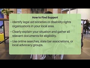 Are There Free Legal Aid Options For Disabled People?