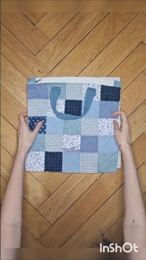Making a beautiful handbag from fabric scraps 🤩💖 #upcycling #diy #sewing #sewingtutorial #easysewing