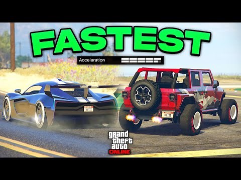 The BEST Acceleration Cars To Drive in GTA Online! (2024)