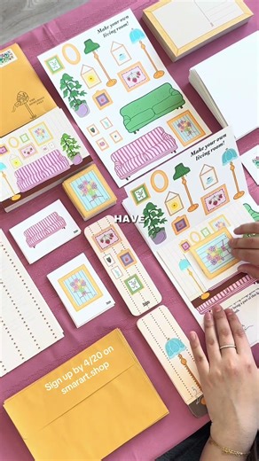 The CUTEST snail mail club #smallbusiness #snailmailclub #snailmail