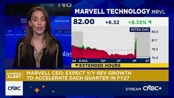 Marvell Technology reports earnings beat, strong guidance