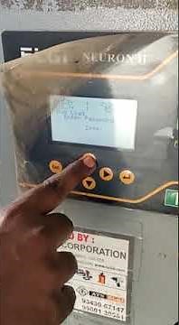 ELGi Neuron II Air Compressor programming mannual