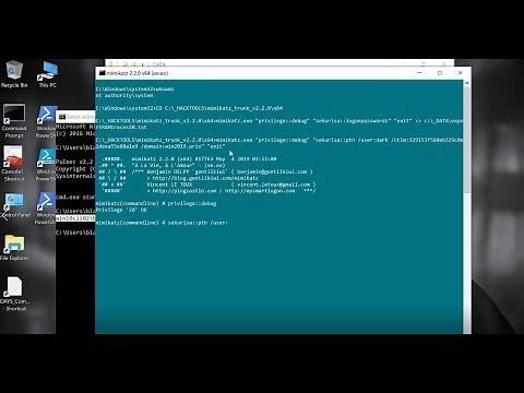 Mimikatz: Pass-The-Hash attack, Privilege Escalation and Domain Dominance on Active Directory