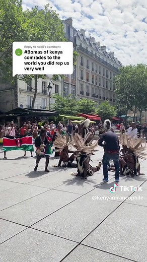 Replying to @ndali Bomas of Kenya dancers are so talented! 👏🏽Which community is this? Luo? #kenya #tiktokkenya #kenyanfracophile #paris #ParisduringOlympics