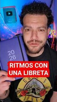 APRENDE a hacer RITMOS con una LIBRETA y un BOLI 🎶 #tutorial #musica #aprendemusica #ritmo