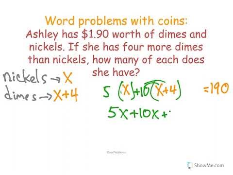 Solving Coin Problems Using Algebra