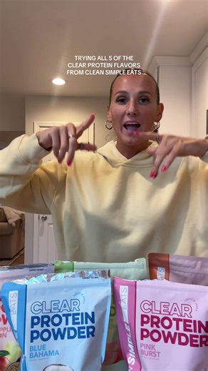 the VERY requested, Clear Protein Ranking🏆 let me know your faves in the comments hehe @Clean Simple Eats #cleansimpleeats #clearprotein #protein #CSEpartner