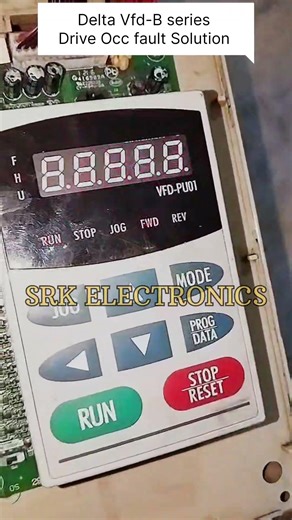OCC FAULT SOLUTION Delta VFD b series drive output phase loss fault solution #vfd