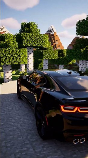 CHEVROLET CAMARO IN MINECRAFT?!?! #automobile #racing #gaming #minecraft #camaro #chevrolet