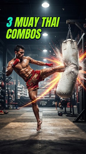 3 Beginner Muay Thai Combos Every Fighter MUST Know! 🛑