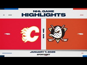NHL Highlights | Flames vs. Ducks - January 7, 2025