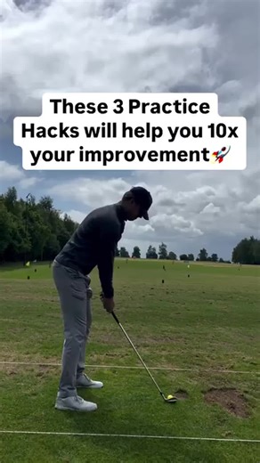 Comment “Plan” for a FREE 60 min practice guide🚀⛳️ ☝🏻We all don’t have infinite time for golf, that’s why doing these three things every practice session is super important. ✅ Take at least one minute per ball. Most golfers at the range hit ball after ball barely even looking where it goes. If you want to get more out of your practice every shot needs to have a purpose and needs to be prepared properly. So take a few practice swings, visualize where you want the ball to go or what you want to 
