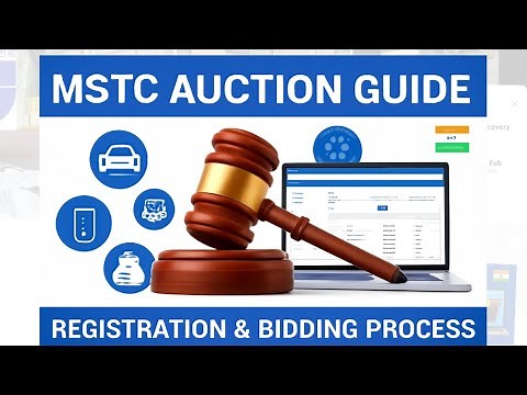 Mstc e auction mstc live auction mstc full detail video mstc registration process how to bid mstc