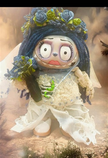 #corpsebride #emily #labubu #diy #fyp