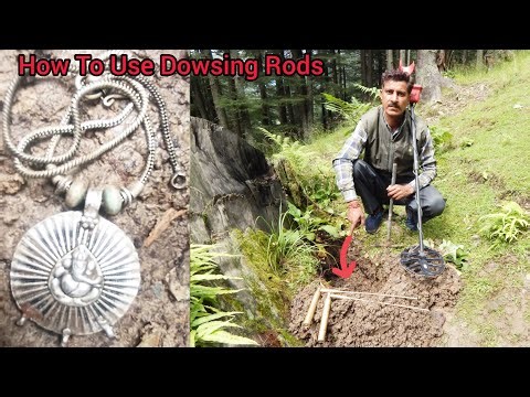How To Use Dowsing Rods|How To Use a Metal Detector|Underground Gold Detector Machine
