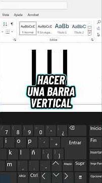 Como Hacer el Signo de Barra Vertical en mi Teclado #tutoriales #pc #windows
