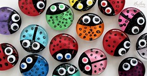 Ladybug Magnets Craft | Rhythms of Play