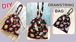 8.2K views · 578 reactions | Easy Diy Drawstring Bag With Handles Sewing Tutorial | | P&K Handmade | Facebook