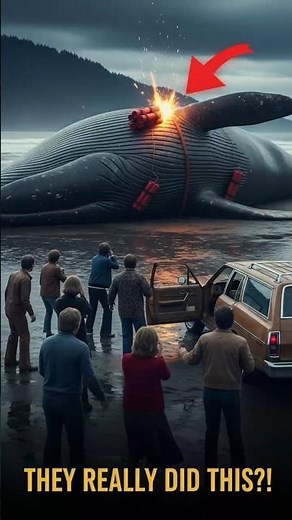 BOOM! A Whale EXPLODED and Destroyed the Parking Lot!! 🤯 | #whale #historyshorts #explosion