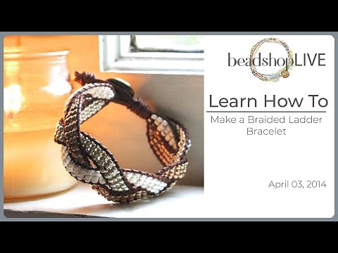 How to Make a Braided Ladder Bracelet