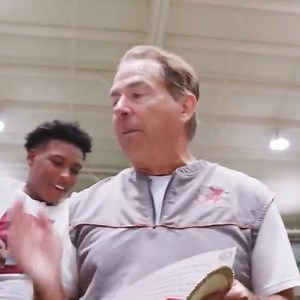 Nick Saban teaching the Bama fight song is the video we didn't know we needed 😂🐘 (🎥 Alabama Football) | SEC Network