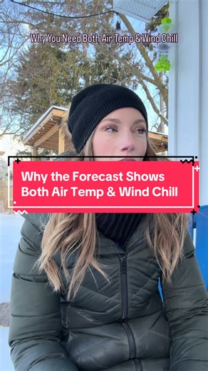 With extreme cold across much of North America, you may be wondering: If wind chill tells me how cold it feels… why don’t we just show that? Because one number tells you how cold the environment is, and the other tells you how fast living things lose heat. Together, they give you the full risk picture — especially during Arctic air outbreaks and official cold warnings from Environment and Climate Change Canada and the National Weather Service. More information isn’t overcomplicating the forecast