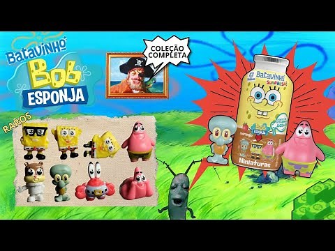 BATAVINHO SURPRESA BOB ESPONJA COLEÇÃO COMPLETA REVIEW (você precisa saber antes de colecionar)