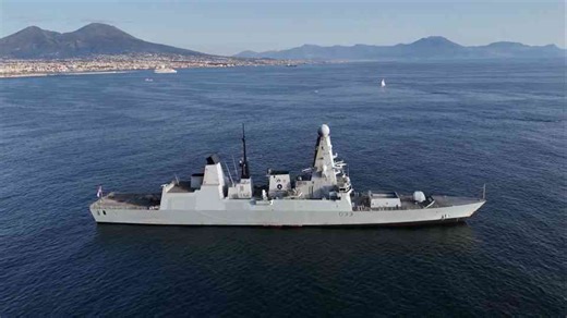 HMS Prince of Wales Arrives in Naples After Major Strike Exercise