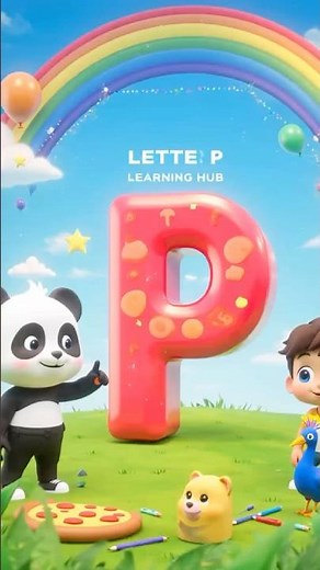 P is for Pizza, Puppy & Peacock | Letter P Song #letterp #alphabetsong
