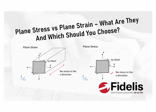 Plane Stress vs Plane Strain - What Are They And Which Should You Choose? - Fidelis Engineering Associates