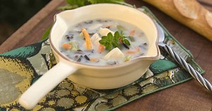 Slow Cooker Cream of Turkey Soup