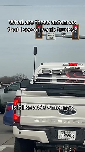 Is this just a different kind of CB radio antenna? What is it? #fyp | antenna