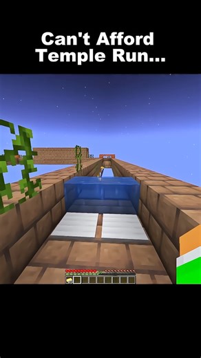 GAME WRECK on Instagram: "Minecraft Temple Run 🤯 #minecraft #viral #shorts #instagram #fyp"