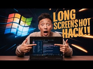 The Secret to Taking Long Screenshots on Windows 11 Revealed! | Long Screenshot in Laptop Windows 11