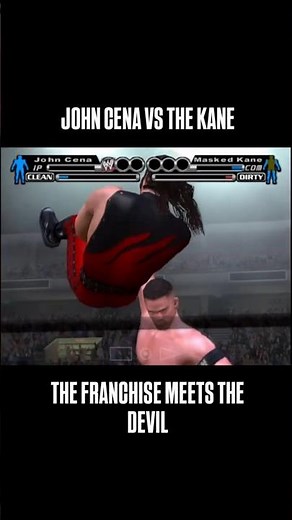 John Cena and Kane exchange finishers in the WWE SmackDown vs Raw 2004 gameplay #wwe #games #gaming