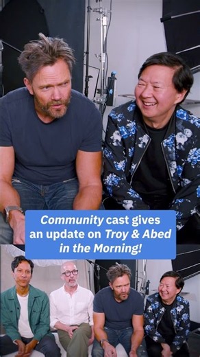 #Community On A Troy & Abed Podcast & Joke About #DonaldGlover Success