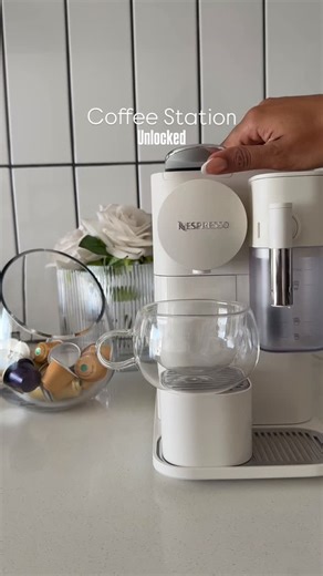 Tshego Chale on Instagram: "I’ve finally got a Nespresso Coffee machine so I can enjoy all the coffee I want😋. I still need to learn how to use it though 🤣 Kopa tutorial tu?"