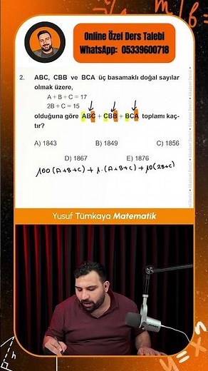 Lesson 2 - Number Place Values ​​| Previous Exam Questions | KPSS 2026 Mathematics | #kpssmatematik