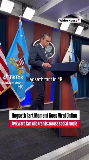 I don’t generally like to talk shit about a man when he’s down, but if you uncork the bottleneck between your cheeks and loudly rip juicy flatulent ass at the podium when you’re about to falsely declare the Strait of Hormuz loose and opened for biz, I can’t help you. Sorry Hegs.