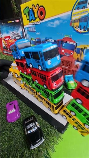 adorable tayo the little bus, taxi, cute car, toys, #mcquin #littlebus #robocarpoli #thomas
