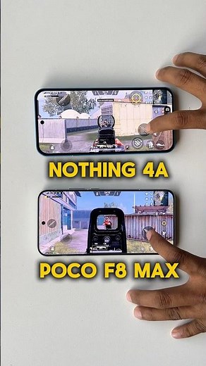 Poco X8 Pro Max vs Nothing 4a Pro PUBG Test 🔥 9000mAh Battery vs 144Hz Display!