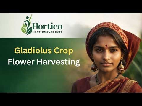 Gladiolus Flower Harvesting | #hortico