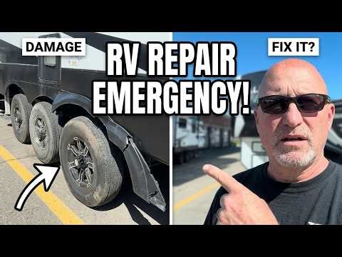 Alliance RV Owner comes in the RV Shop For Damage