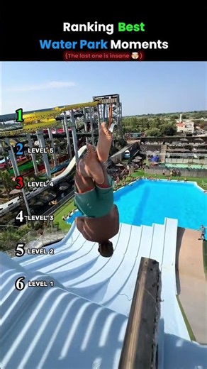 Ranking The Most Insane Water Park Moments 🌊 #waterpark #thrill