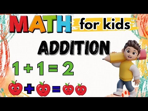 Basic Math Addition For Kids| Level 1| STEM Education| Pre-K to 1st Grade| Best Videos for Kids 2026
