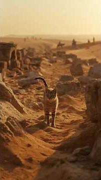 The Only Cat That Doesn't Drink Water #sandcat #wildcat #desertcat