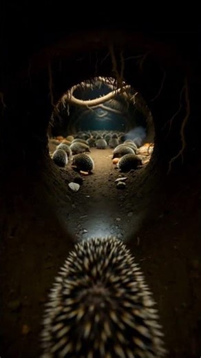 POV: Inside a Hedgehog Burrow 🦔 | Real Micro Camera Footage from a Juvenile Explorer