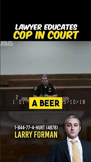 Laywer EDUCATES Cop In Court